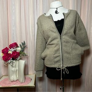 Banana Republic Taupe Teddy Jacket